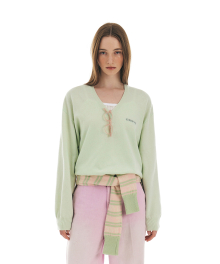 MYLES V-NECK KNIT_MINT