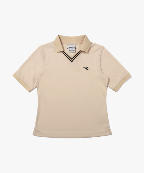 Рубашка-поло Komodo с коротким рукавом женская - BEIGE