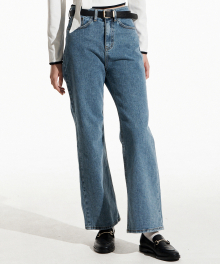 [WOMAN] STRAIGHT WIDE JEANS CLASSIC BLUE