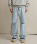 덴메이드(DENMADE) DEN0381[Rework] Bleach Blue Extra Wide Jeans