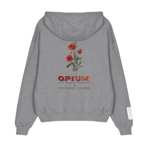 Худи 005 Poppy - Grey