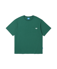 남여공용 코튼 베이직 아트웍 반팔 티셔츠[GREEN](UA4ST96_66)