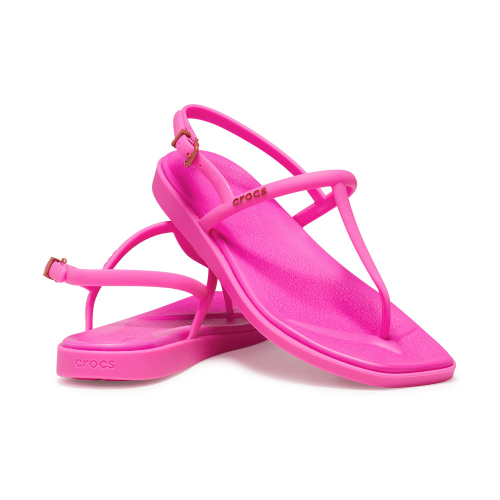 크록스(CROCS) 여성 MIAMI THONG SANDAL PKCR (24SWFP209793) - 사이즈 & 후기