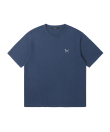 24 SS 남여공용 수피마 베이직 라운드 반팔 티셔츠 (BLUE) (HA4ST92-43)