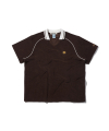 DA × OAM Emblem Terry Tennis Shirt Brown