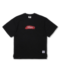 스티그마(STIGMA) STGM Paint Oversized Short Sleeves T-Shirts Black