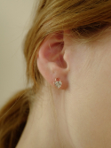 피오레(FIORE) crystal love lock earring
