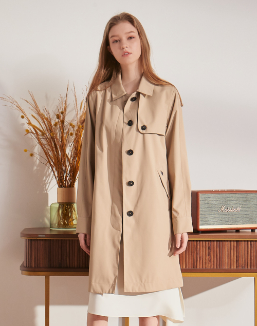 Тренч White Label_BEIGE