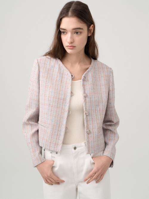 ★on&on★ Round Crop Jacket NEW4MJ327 Amazon.com: Womens Cropped Jacket Fall Fashion Soild Zip up