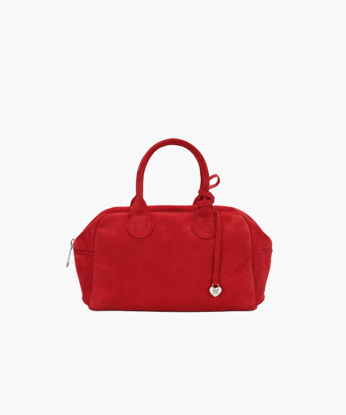 SOFT BOWLING_red suede