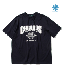 크로노스 반팔 티셔츠 - 네이비