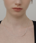 티오유(TOU) [Silver925] WE013 Rope chain silver necklace