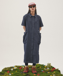 OUT POCKET INDIGO DRESS INDIGO_FQ2KS31F