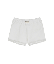 Lace Point Short Pants - White
