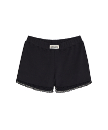 Lace Point Short Pants - Black