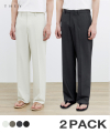 [2PACK] ONLY ONE 와이드 슬랙스 (4 COLOR)