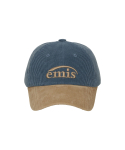 이미스(EMIS) CORDUROY TWO-TONE BALL CAP-BLUE