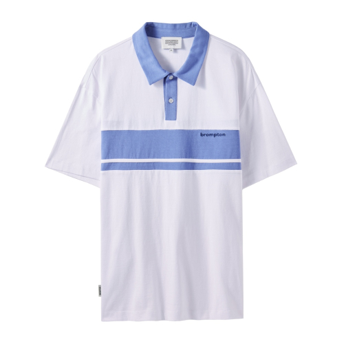 VINTAGE CYCLE COLLAR JERSEY - WHITE (P242MPL511)