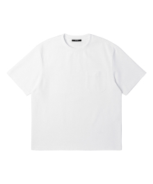 24 SS 남성 리싸이클 분또 변형 포켓 반팔 라운드 티셔츠 (O-WHITE) (HA4ST90-33)