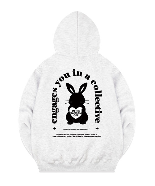 Зипка с худи BLACKBUNNY BACK (Oatmeal)