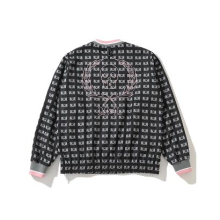 M GN HALF SKULL PATTERN WOVEN CREW LQ1IC01M