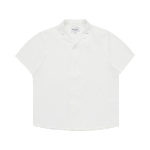 MUSINSA  SIGNATURE Crinkle Shirt [Ivory]