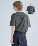 지플리시(ZPLISH) COMMA 피그먼트 반팔 티셔츠 다크그레이