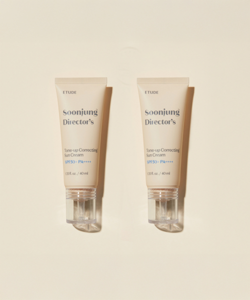 에뛰드(etude) 순정 디렉터 톤업 수정 선크림 2pack(40ml+40ml)