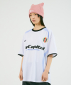 CAPITAL SOCCER JERSEY TEE white