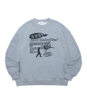 에스이에스티(S'EST) CITY 맨투맨 티셔츠 - Gray