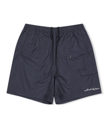 Paneled Comfort Shorts Navy