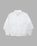 STRAWBERRY CURVED JACKET (WHITE)