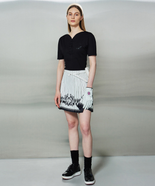카루셀골프(CAROUSEL GOLF) Verona Skirt - stripe
