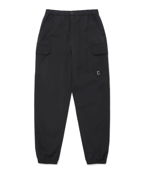 Нейлоновые карго-джоггеры College Tech Black