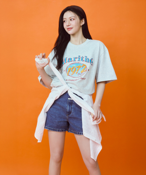 W DENIM SHORTS blue