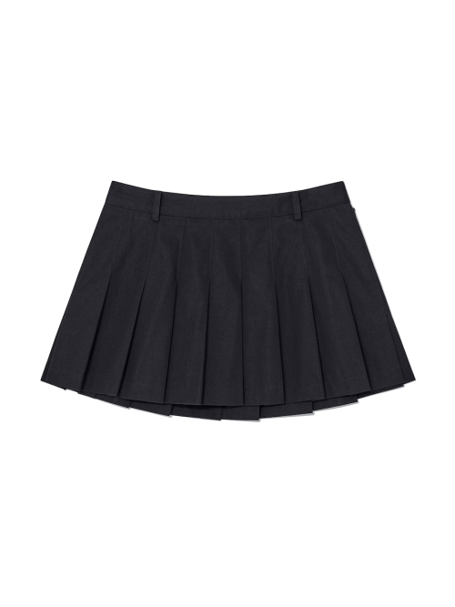 MUSINSA | GLOWNY GIRLFRIEND PLEATED MINI SKIRT (NAVY)