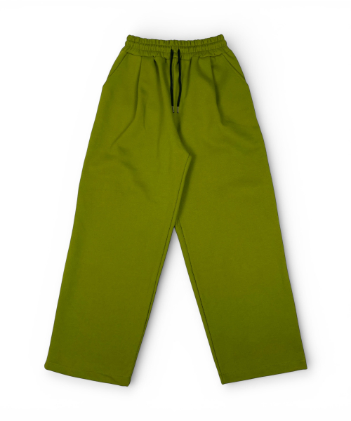 Carpenter Wide Sweat Pants (Olive)