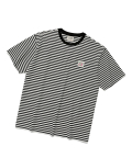 VAMOS LABEL SS STRIPE BLACK