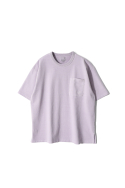 홀리선(HORLISUN) Lawrence Garment Dyeing Short T-shirt Lavender