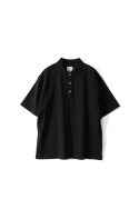 홀리선(HORLISUN) Sumerset Short Pique Pullover Shirt Black