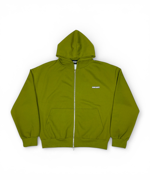 Box Logo Hood Zip-up (Olive)