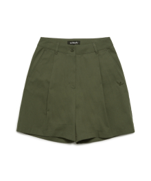 WOMENS ONETUCK CHINO SHORT - KHAKI