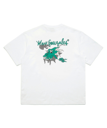 MG DRAGON GRAPHIC T-SHIRT - WHITE