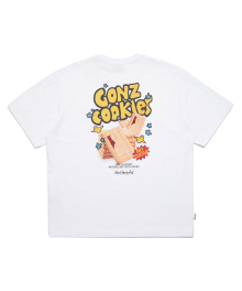 GONZ COOKIES GRAPHIC T-SHIRT - WHITE