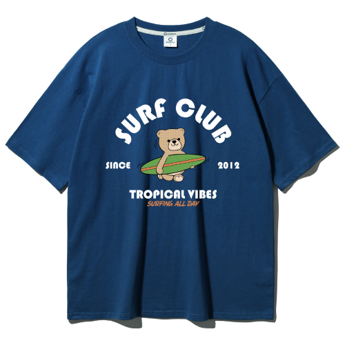 Оверсайз футболка BEAR SURF CLUB AST4506 (3 COLOR)