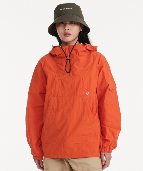 Трекинговый анорак с карманами (Orange)