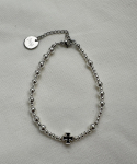 블릭베이크(BLEAKBAKE) Silver cross bracelet