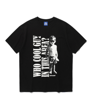 이스트쿤스트(ISTKUNST) WHO COOL GUY TEE_BLACK(IK2EMMT515A) 상품 이미지