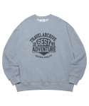 에스이에스티(S'EST) ADVENTURE 맨투맨 티셔츠 - Gray
