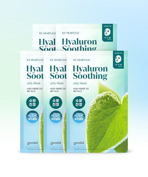 구달() [5pack] 어성초 히알루론 수딩 젤리마스크 상품 이미지